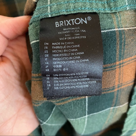 Brixton Mens Button-up Short - Picture 4 of 5
